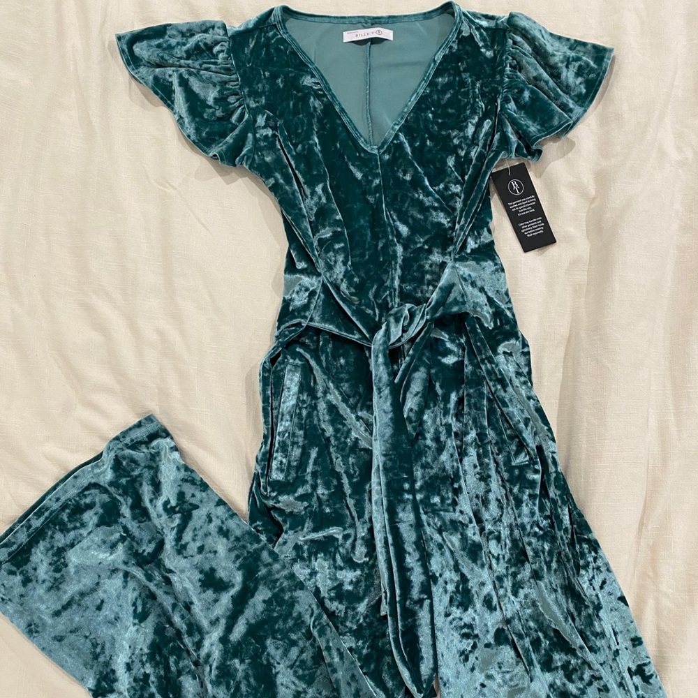 Velvet jumpsuit